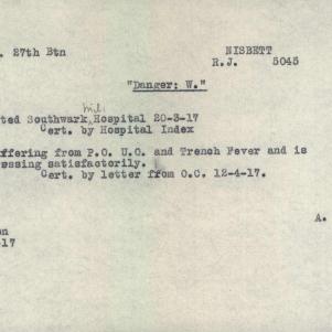 Soldier packet page