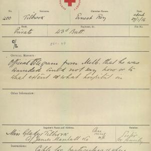 Soldier packet page