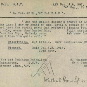 Soldier packet page
