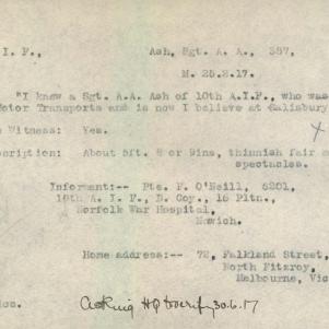 Soldier packet page