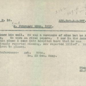 Soldier packet page