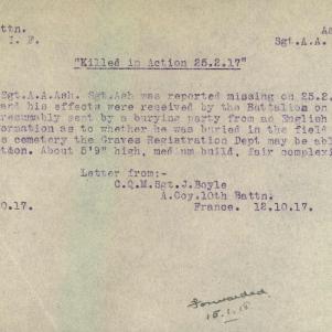 Soldier packet page