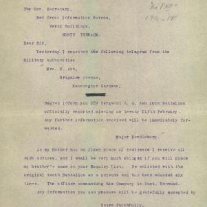 Soldier packet page