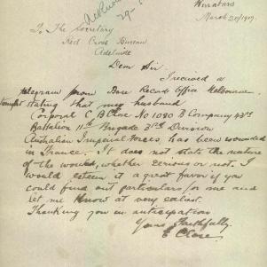 Soldier packet page