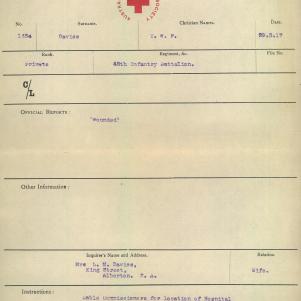 Soldier packet page