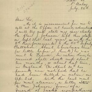 Soldier packet page