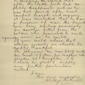 Soldier packet page