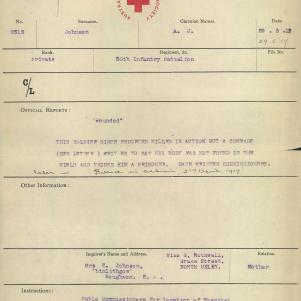 Soldier packet page