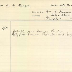 Soldier packet page