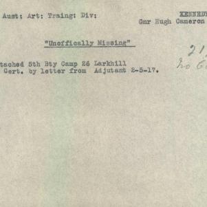 Soldier packet page