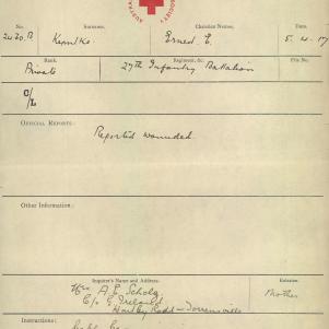 Soldier packet page