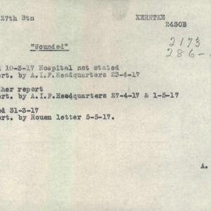 Soldier packet page