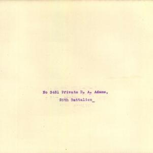 Soldier packet page