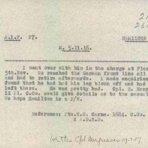 Soldier packet page
