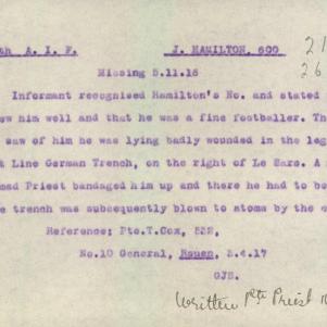 Soldier packet page