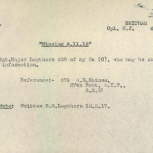 Soldier packet page