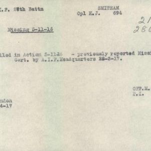 Soldier packet page