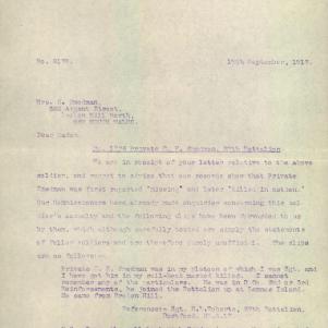 Soldier packet page