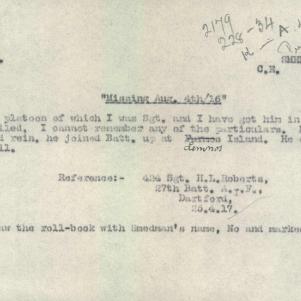 Soldier packet page