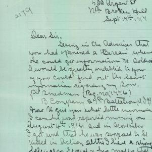 Soldier packet page