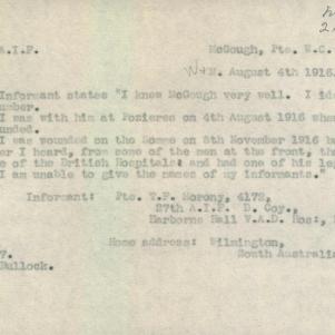 Soldier packet page