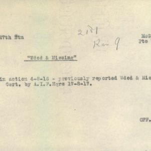 Soldier packet page