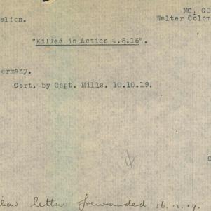 Soldier packet page