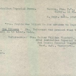Soldier packet page
