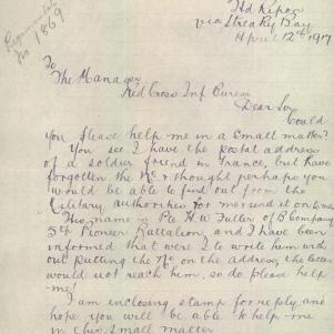 Soldier packet page
