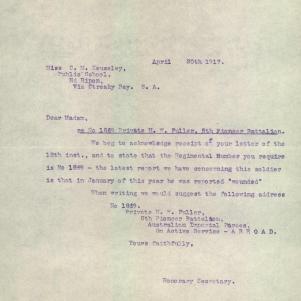 Soldier packet page