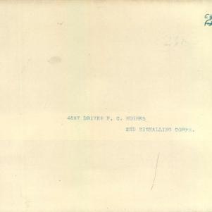 Soldier packet page