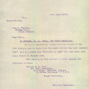 Soldier packet page