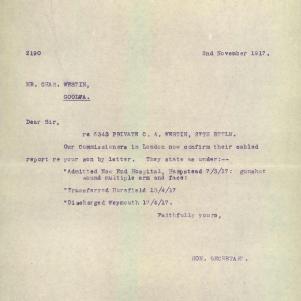 Soldier packet page
