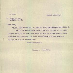 Soldier packet page