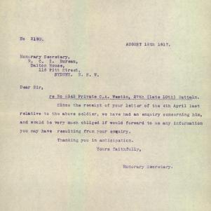 Soldier packet page