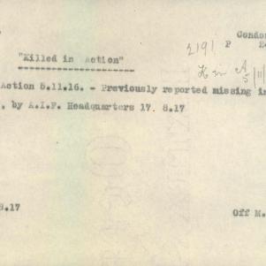 Soldier packet page
