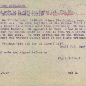 Soldier packet page