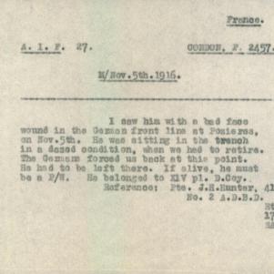 Soldier packet page