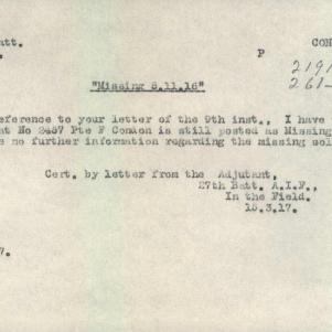 Soldier packet page