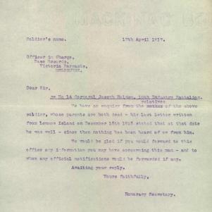 Soldier packet page