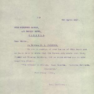 Soldier packet page