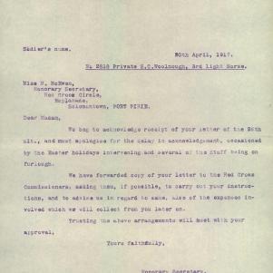 Soldier packet page