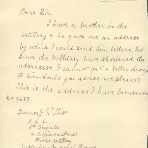 Soldier packet page