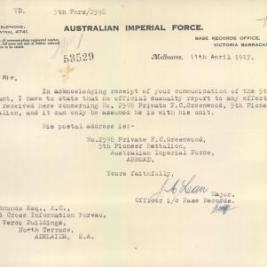 Soldier packet page