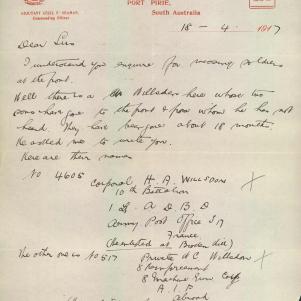 Soldier packet page