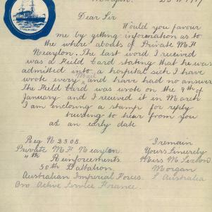 Soldier packet page