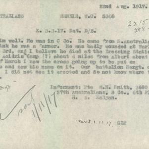 Soldier packet page