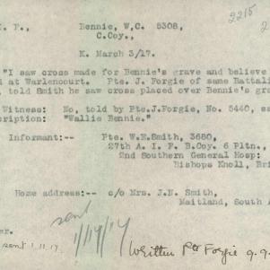 Soldier packet page
