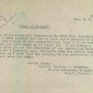 Soldier packet page