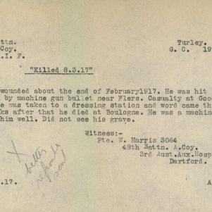 Soldier packet page